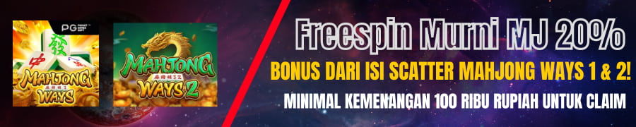 FREESPIN MURNI MJ 20%